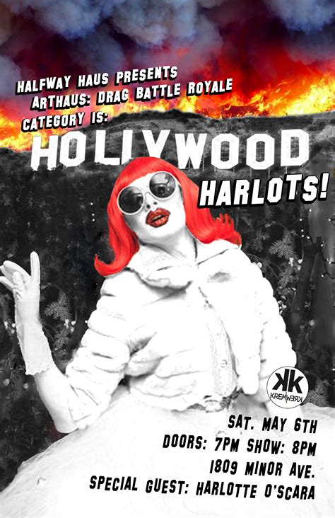 arthaus 3 0 hollywood harlots tickets kremwerk seattle wa sat may 6 2017 at 7pm
