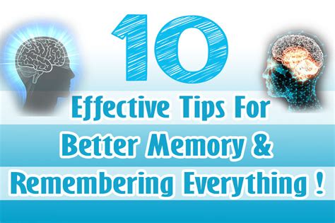 10 Effective Tips For Better Memory And Remembering Everything