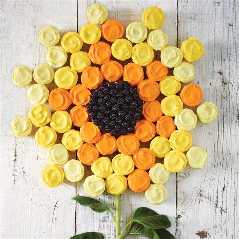 Sunflower Cupcake Cake