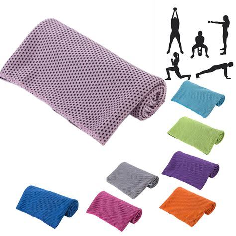 1pc Absorbent Fitness Quick Dry Cooling Sports Towel For Gym Exercise
