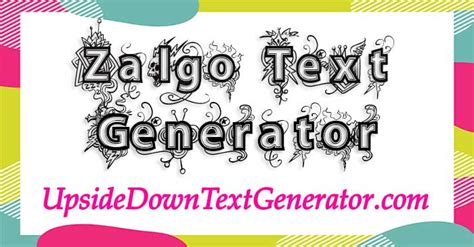 Zalgo text uses combining diacritical marks stacked on top of one another to create a creepy glitching effect. Zalgo Text Generator (Copy and Paste) | Scary and Creepy Text