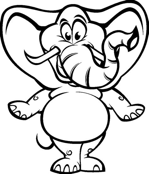 Cartoon Animal Coloring Pages