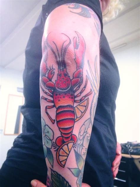 Food Tattoo Lobster Love Food Tattoos Geometric Tattoo Tattoos