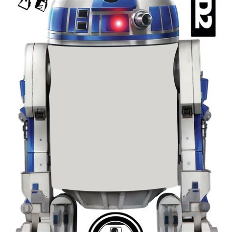 Star Wars Classic R2 D2 Dry Erase Peel And Stick Giant Wall Decals