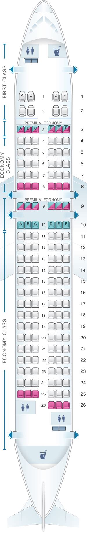 Jet Airbus A320 Seat Map