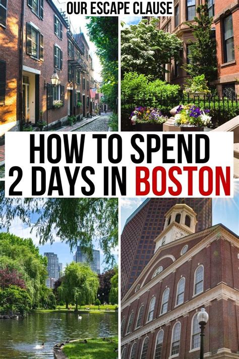 Days In Boston The Ultimate Weekend In Boston Itinerary Boston