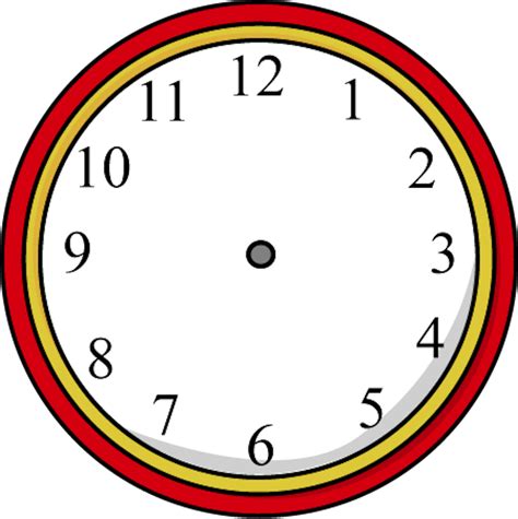 Free printable coloring pages for children that you can print out and color. Clock Clipart, Coloring Pages, And Other Free Printable ...