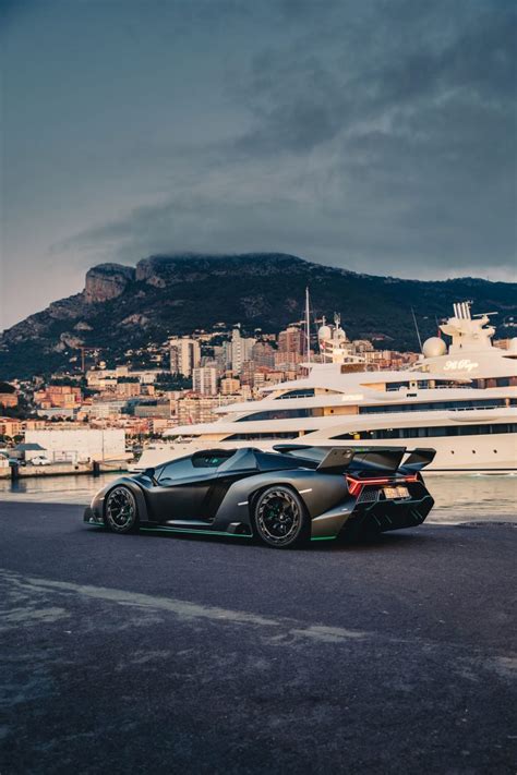 Stunning Lamborghini Veneno Roadster In Satin Black Could Sell For 6