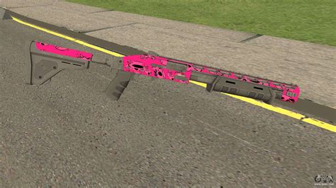 Rifle Gta V Online Pink Skull Livery For Gta San Andreas