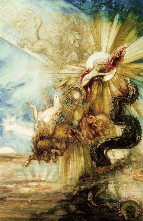 Gustave Moreau French 1826 1898 The Fall Of Phaeton Visionary