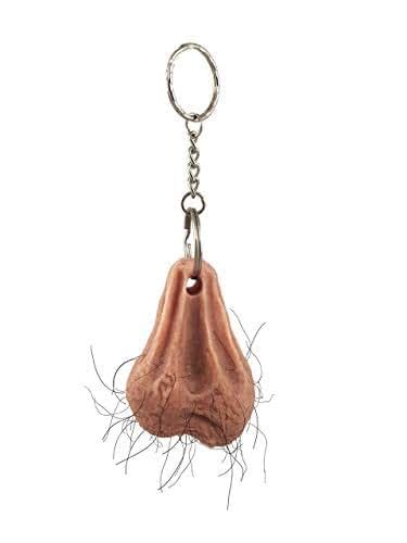 Hairy Silicone Testicle Ballsack Nuts Keyring Keychain By Billysballbags Uk Handmade
