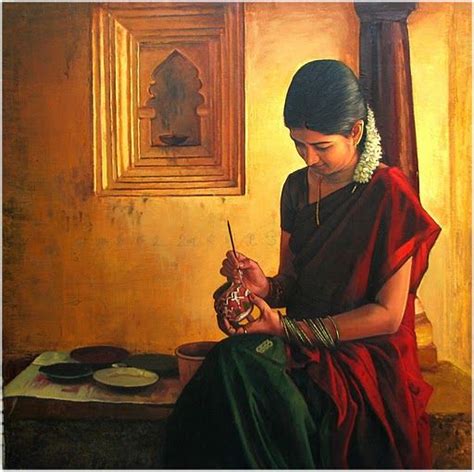 30 Beautiful Paintings By S Ilayaraja A Must See Realistic Oil