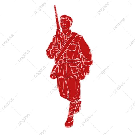 صورة ظلية صورة الجندي يوم الجيش خيال يوم الجيش جندي Png وملف Psd