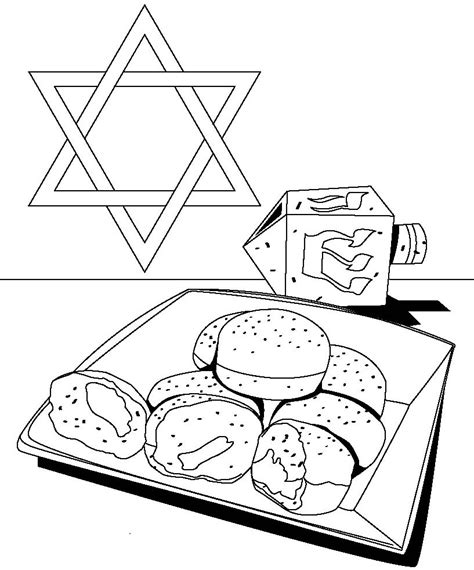 Download Free Hanukkah Color Pages Printable For Pre