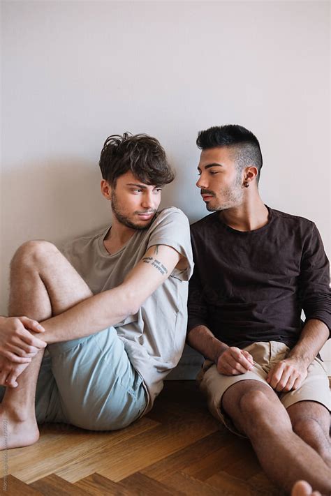 Babe Gay Couple Relaxing By Stocksy Contributor Studio Serra Stocksy