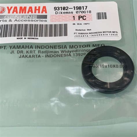 Jual Oil Seal 1kp1 For Yamaha Mio Soul Fino Nouvo 93102 19817 Di