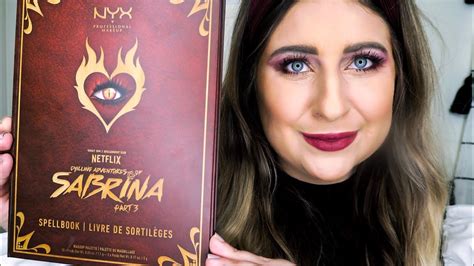 Nyx Chilling Adventures Of Sabrina Palette And Matte Lip Review With Tutorial Youtube