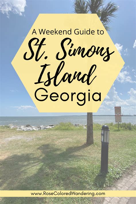 A Weekend Guide To St Simons Island Georgia