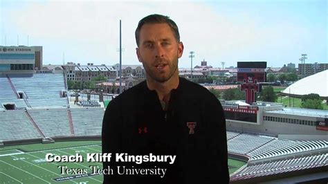 Texas Tech Coach Kliff Kingsbury Youtube