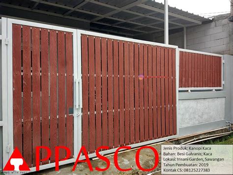 90 model pagar tembok dan kayu minimalis modern. Pagar Woodplank Minimalis di Insani Garden Sawangan - Jual ...