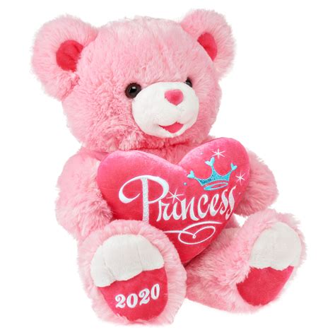 Way To Celebrate 2020 Pink Princess Sweetheart Teddy Bear