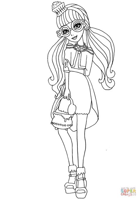Disegno di Ever After High Ginger Breadhouse da colorare Disegni da