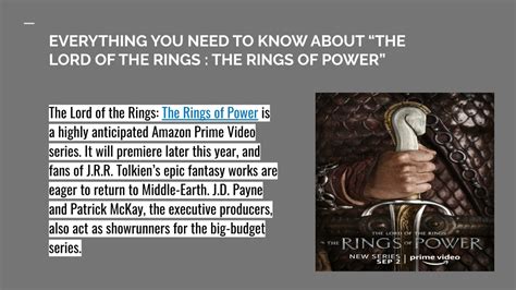 PPT EVERYTHING YOU NEED TO KNOW ABOUT THE LORD OF THE RINGS THE