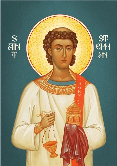Icon Of St Stephen First Martyr Fresco 1st10 Uncut Mountain