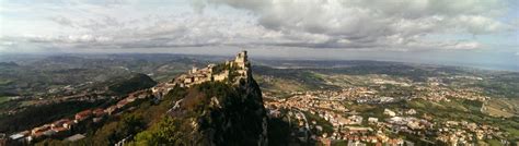 San Marino Castles On A Hill Bald Nomad