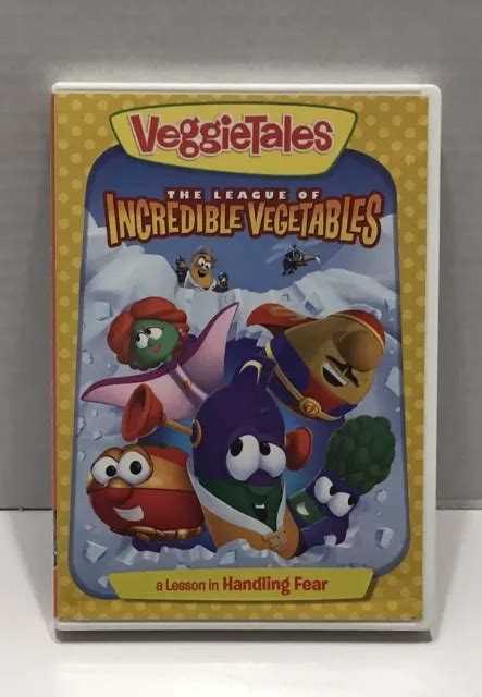 Veggie Tales League Of Incredible Vegetables Dvd Christian Kids