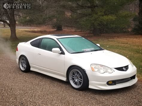 Wheel Offset 2002 Acura Rsx Nearly Flush Coilovers Custom Offsets