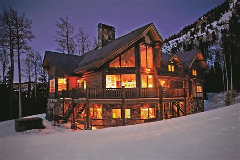 A Classic And Handsome Log Home In Telluride Colorado