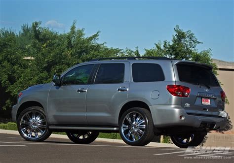 I hope you enjoy the truck. 2010 Toyota Sequoia with 24" 2Crave N07 in Chrome wheels | Wheel Specialists, Inc.