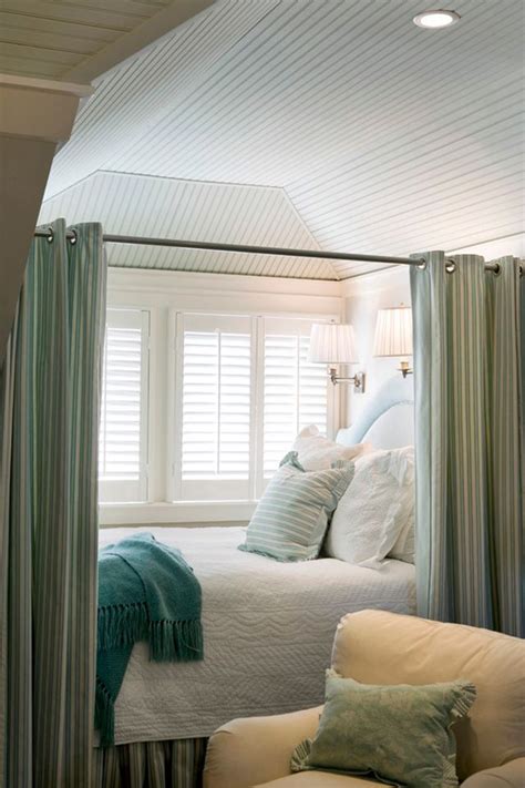 This is a great idea for a guest room, or even for your. small guest bedroom or reading nook with curtain as ...