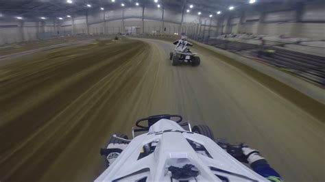 At the indoor facility at the fair grounds. ATV indoor tt racing 2017 - YouTube