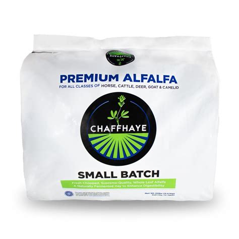 Chaffhaye Premium Alfalfa Livestock Feed The Mill Bel Air Black