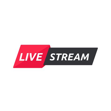 Live Streaming Symbol Set Online Broadcast Icon The Concept Of Live