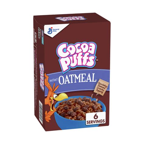 Cocoa Puffs Oatmeal Indv Usa Willy Wacky Snacks