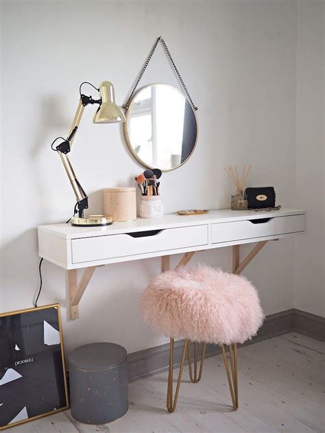 Overview spacious seat available in white, black, pink crushed velvet or cool grey velvet vegan leather (white and black) adjustable height our products are engineered and tested to meet and exceed industry standards in all areas. 1001+ makeup vanity ideas to create your very own beauty salon