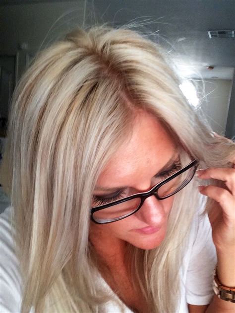 Adding blonde hair highlights for brown hair that's almost auburn brown is a subtle way to enhance your natural color. Light Blonde hair color at roots with all over bleach ...