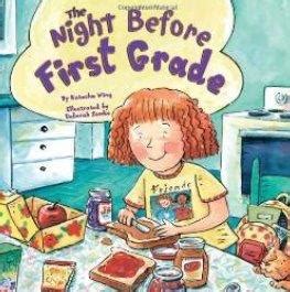 Nicholas climbing down the chimney and filling all the stockings before springing back to his sleigh. The Night Before First Grade - Just Books Read Aloud