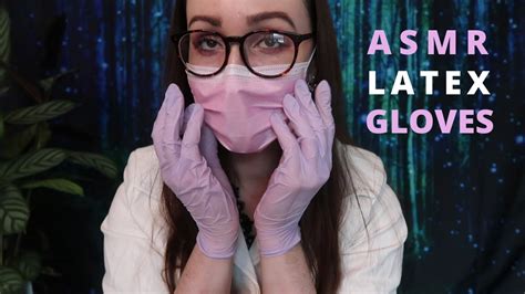 Asmr Glove Girl Medical Mask And Latex Gloves With Breathing Sounds