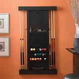 How To Install Pool Cue Wall Rack Images