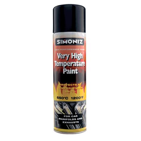 Simoniz Very Hi Temperature Gloss Black 500ml