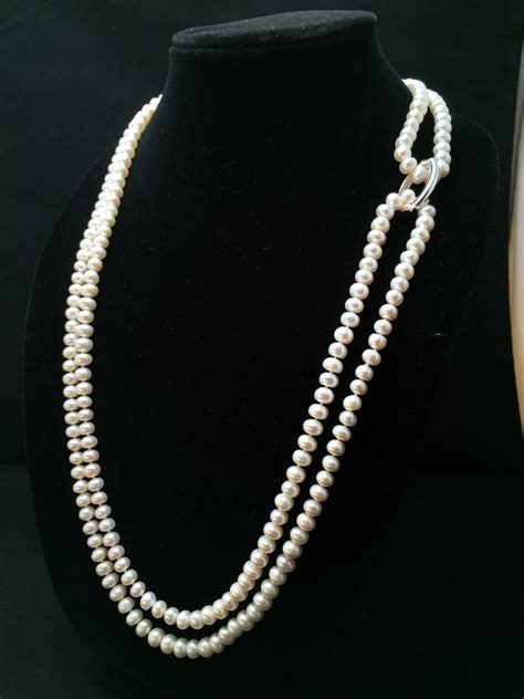 Long Pearl Necklace Genuine Pearl Necklace Inches Aa Pearl Necklace Opera Pearl Necklace