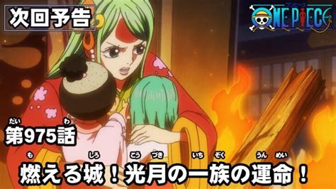 One Piece 第975話予告「燃える城！光月の一族の運命！」 アニメ・ゲーム動画まとめ
