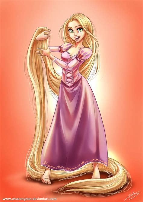 Rapunzel A Tangled Tale By Chuaenghan On Deviantart Rapunzel Cartoon Hair Tangled