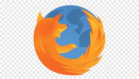 Mozilla Firefox Icon Firefox Icon Firefox Logo Orange Sphere Png