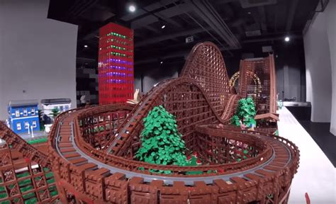 Take A Virtual Ride On This Unbelievable 90000 Piece Lego Roller Coaster