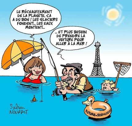 Rechauffement Climatique Notre Planete Info French Cartoons Humor